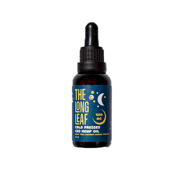 The Long Leaf 1200mg Aceite de Noche Prensado en Frío 30ml