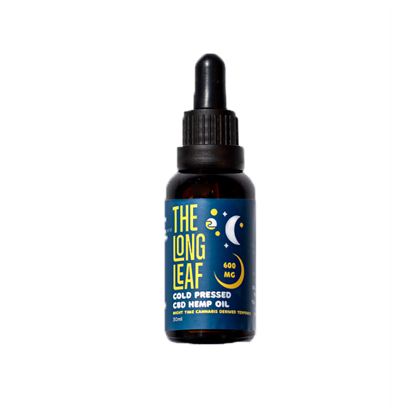 The Long Leaf Night Time 600mg Full Spectrum CBD Oil - 30ml