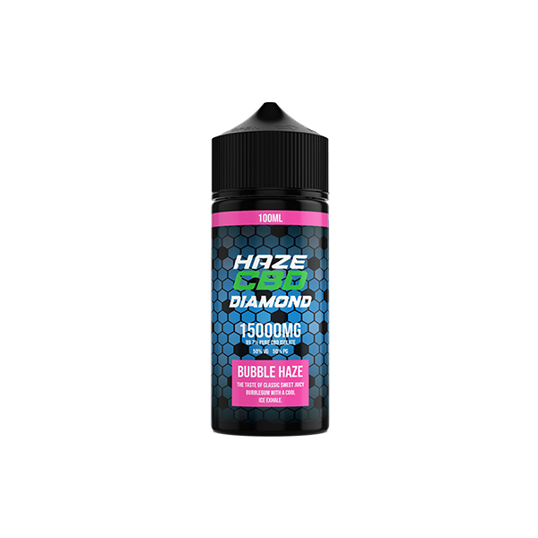 Haze CBD Diamond 15000mg CBD E-Liquid - 100ml - Shop Now At The CBD Hut 