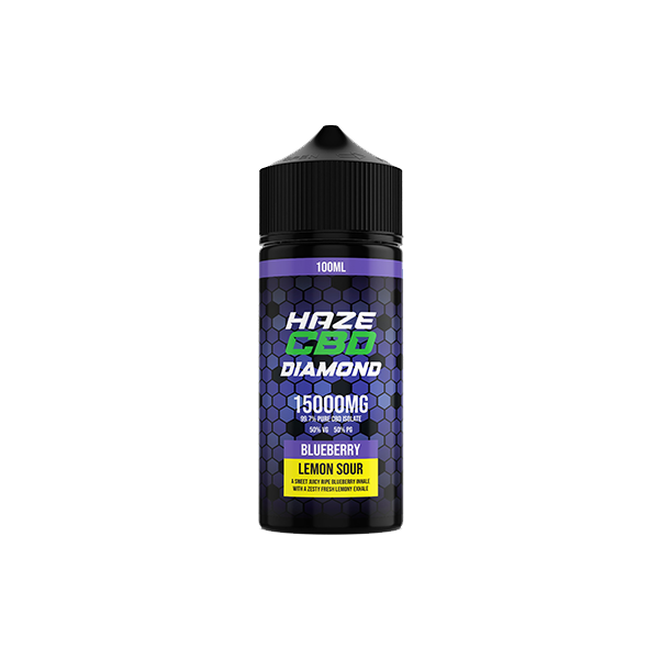 Haze CBD Diamond 15000mg CBD E-Liquid - 100ml - Shop Now At The CBD Hut 