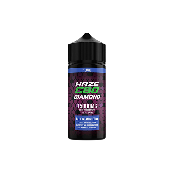 Haze CBD Diamond 15000mg CBD E-Liquid - 100ml - Shop Now At The CBD Hut 