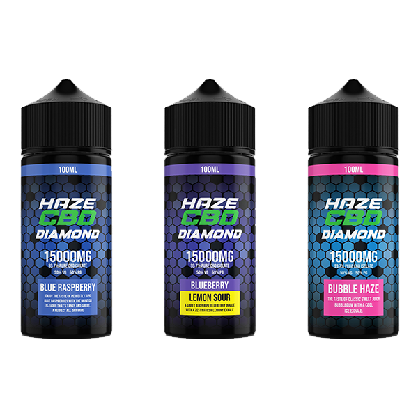 Haze CBD Diamond 15000mg CBD E-Liquid - 100ml