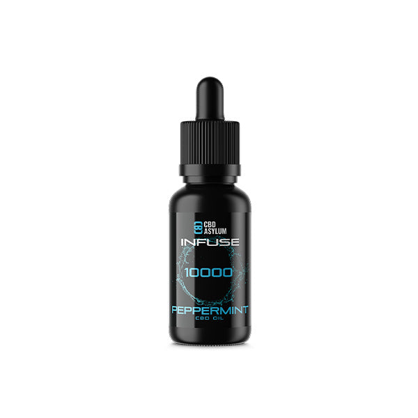 CBD Asylum Peppermint Infused 10000mg CBD Oil - 30ml (BUY 1 GET 2 FREE)