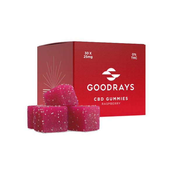 Bonbons gélifiés CBD Goodrays 750 mg - 30 pièces