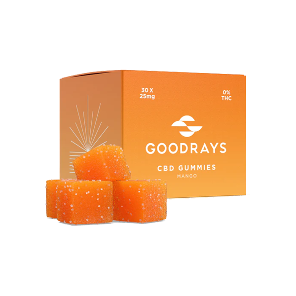 Bonbons gélifiés CBD Goodrays 750 mg - 30 pièces