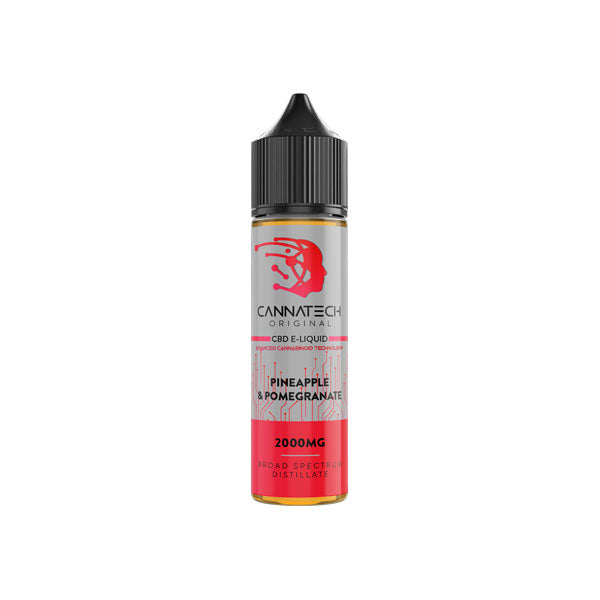 Cannatech 2000mg E-liquide CBD à large spectre 50ml