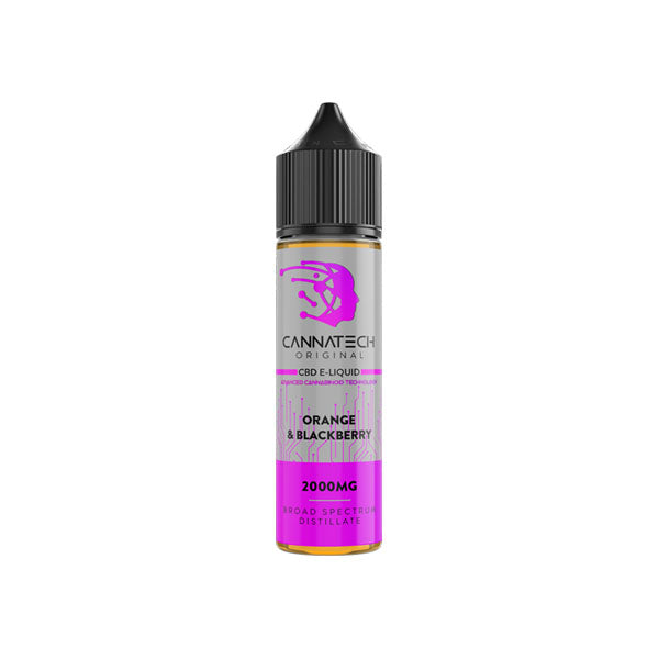 Cannatech 2000mg Broad Spectrum CBD E-liquid - 50ml - Shop Now At The CBD Hut 