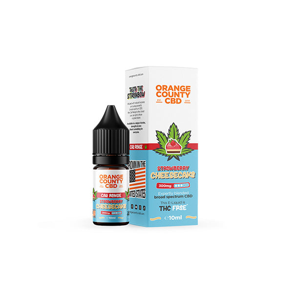 Orange County CBD Cali Range 300mg CBD E-liquid - 10ml (60VG/40PG) - Shop Now At The CBD Hut 