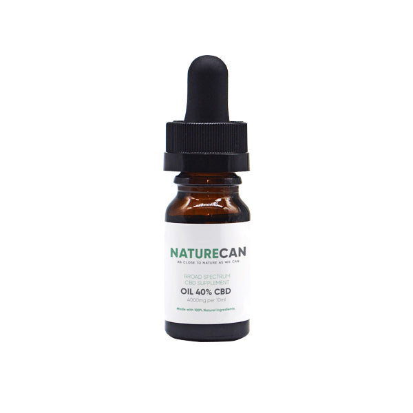 Naturecan 40% 4000mg CBD Aceite MCT de amplio espectro 10ml