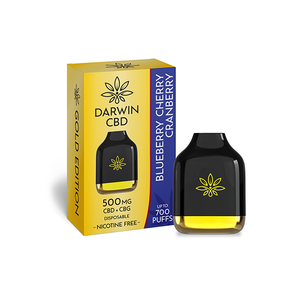 Darwin 500mg CBD+CBG Cube Disposable - 700 Puffs