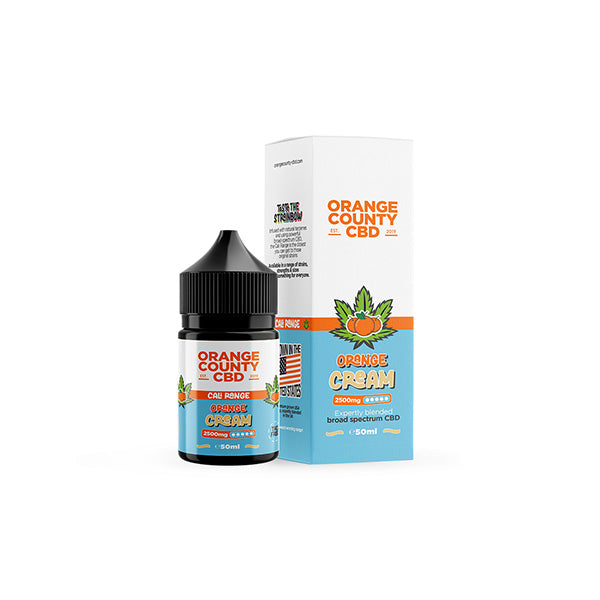 Orange County Cali Range 2500mg CBD E-liquid - 50ml (60VG/40PG)