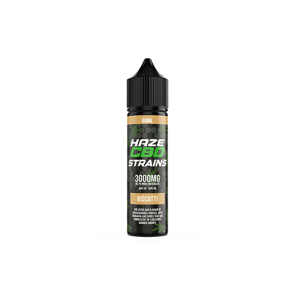 Haze CBD Strains 3000mg CBD E-Liquid Shortfill - 50ml (50VG/50PG)