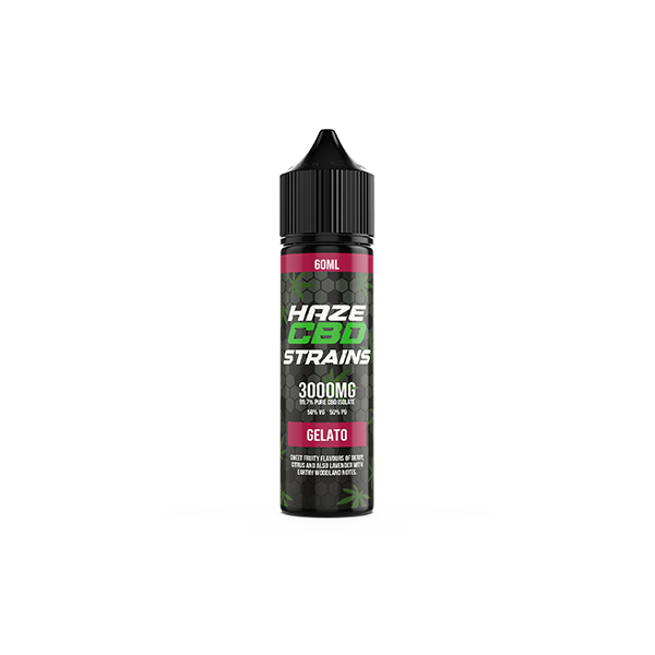 Haze CBD Strains 3000mg CBD E-Liquid Shortfill - 50ml (50VG/50PG) - Shop Now At The CBD Hut 