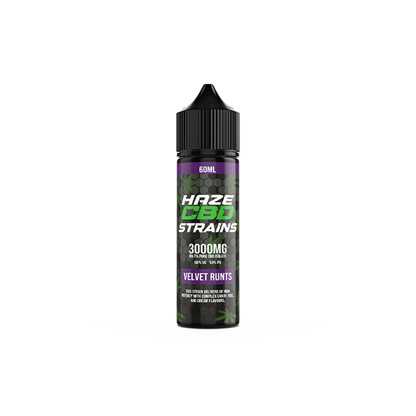 Cepas Haze CBD 3000 mg E-líquido CBD 50 ml Shortfill 0 mg (50VG/50PG)