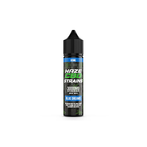 Haze CBD Strains 3000mg CBD E-Liquid Shortfill - 50ml (50VG/50PG) - Shop Now At The CBD Hut 