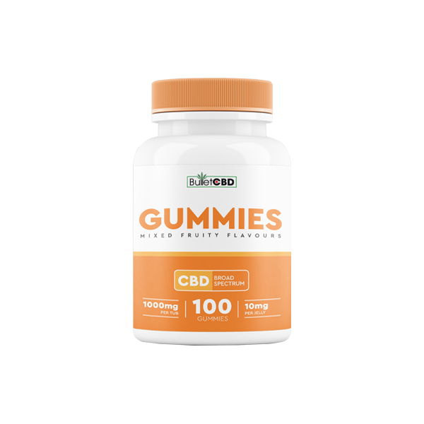 Bullet CBD 1000mg CBD Gummies à large spectre - 100 Pièces