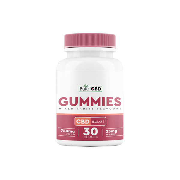 Bullet CBD 750 mg Gomitas aisladas de CBD - 30 Piezas