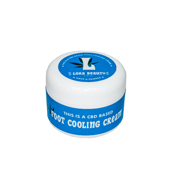 Loxa Beauty 1000mg CBD Foot Cooling Cream - 100ml