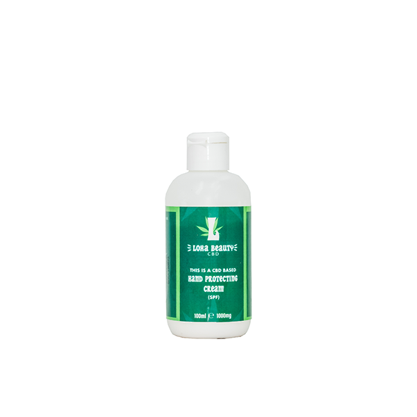 Crème protectrice pour les mains Loxa Beauty 1000mg CBD - 100ml