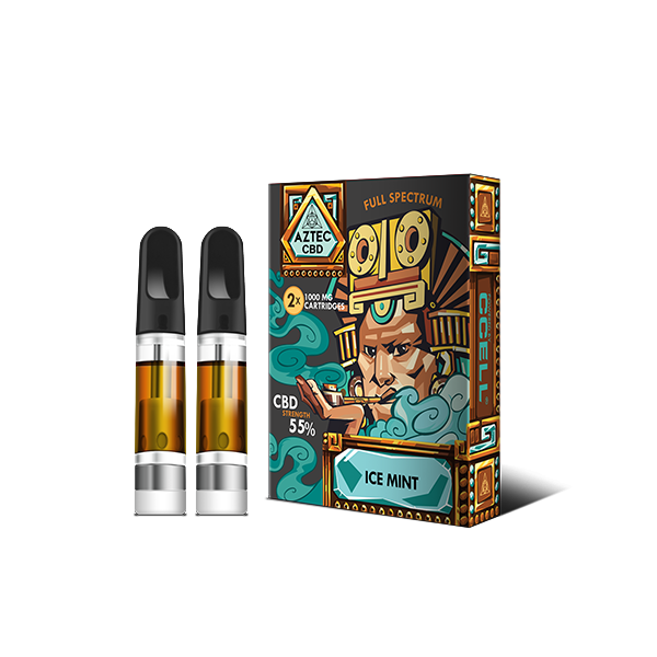 Kit de cartuchos Aztec CBD 2 x 1000 mg - 1 ml