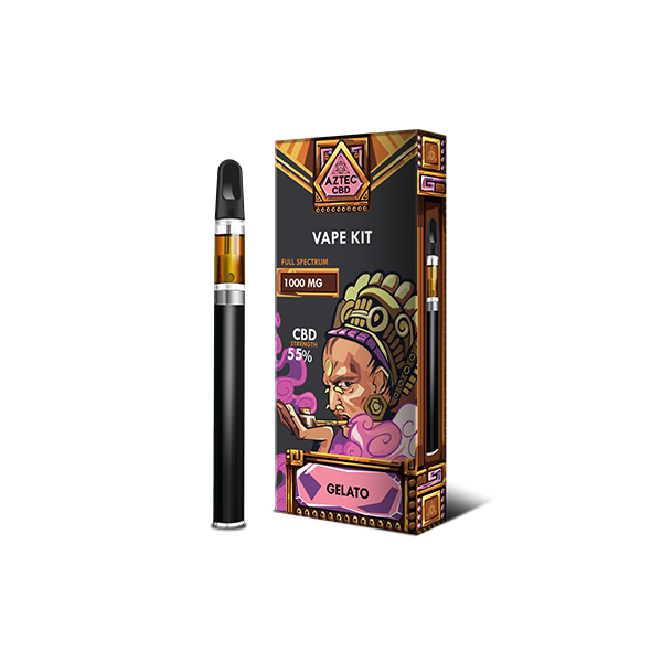 Kit de vapeo Aztec CBD 1000 mg - 1 ml