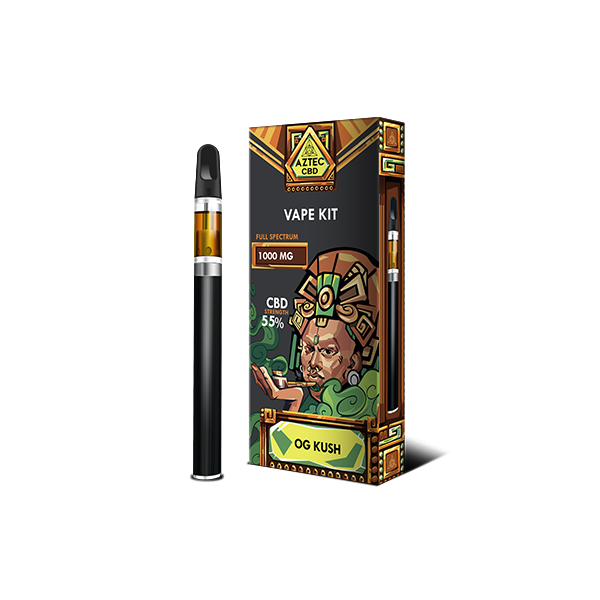 Kit de vapeo Aztec CBD 1000 mg - 1 ml