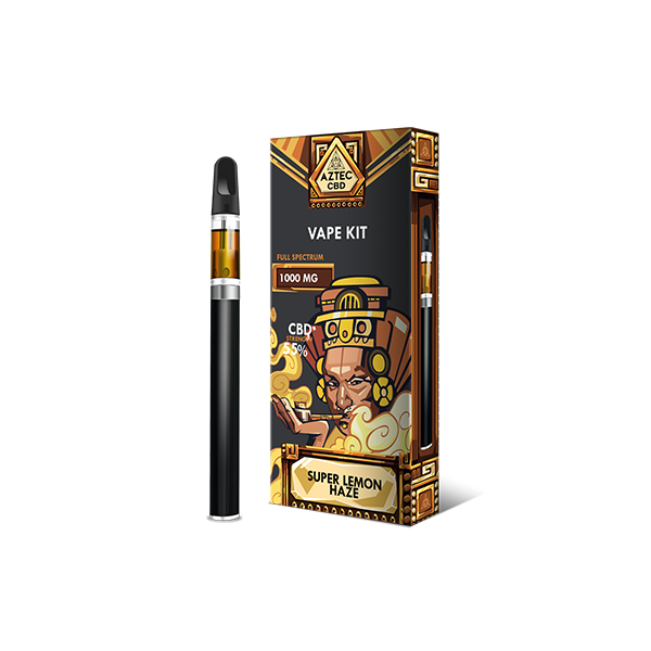 Kit de vapeo Aztec CBD 1000 mg - 1 ml