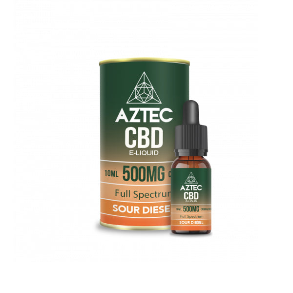 Líquido para vapear CBD Aztec CBD 500 mg 10 ml (50PG/50VG)