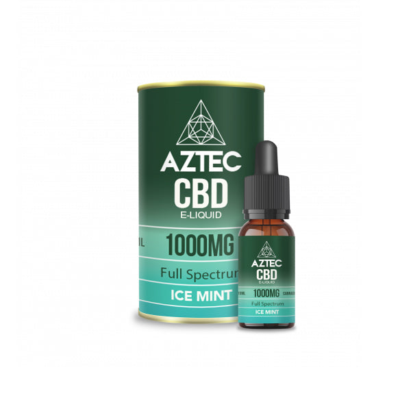 Líquido para vapear CBD Aztec CBD 1000mg 10ml (50PG/50VG)