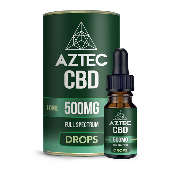 Huile de chanvre à spectre complet Aztec CBD 500 mg CBD 10 ml