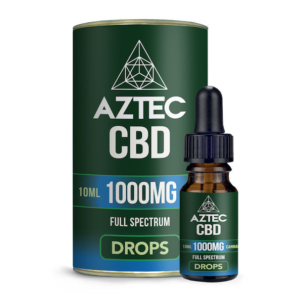 Huile de chanvre à spectre complet Aztec CBD 1000 mg CBD 10 ml