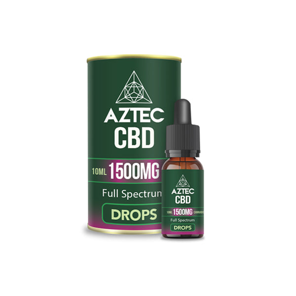 Huile de chanvre à spectre complet Aztec CBD 1500 mg CBD 10 ml