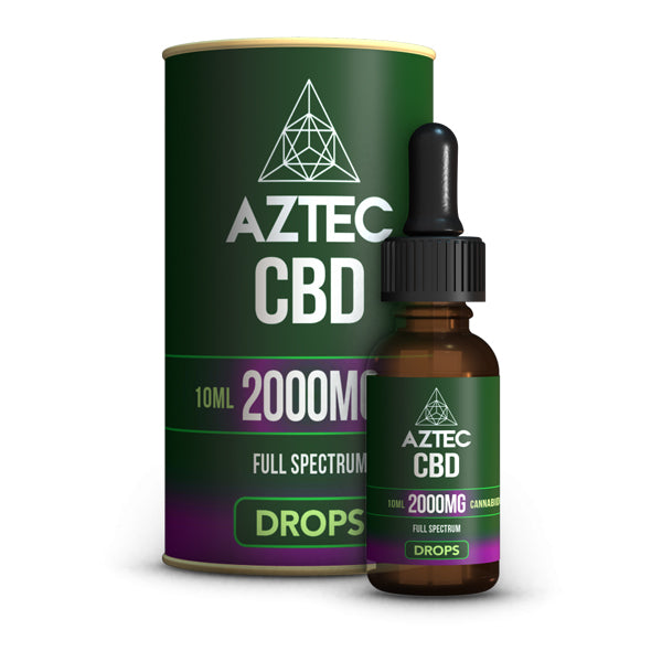 Huile de chanvre à spectre complet Aztec CBD 2000 mg CBD 10 ml