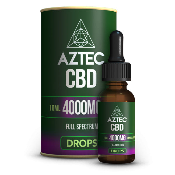 Huile de chanvre à spectre complet Aztec CBD 4000 mg CBD 10 ml