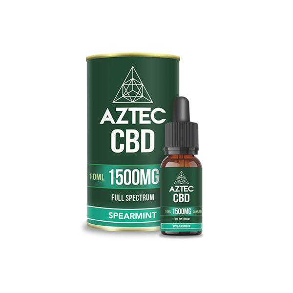 Aztec CBD Full Spectrum Hemp Oil 1500mg CBD - 10ml - Shop Now At The CBD Hut 