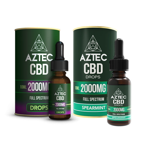 Aztec CBD Full Spectrum Hemp Oil 2000mg CBD - 10ml - Shop Now At The CBD Hut 