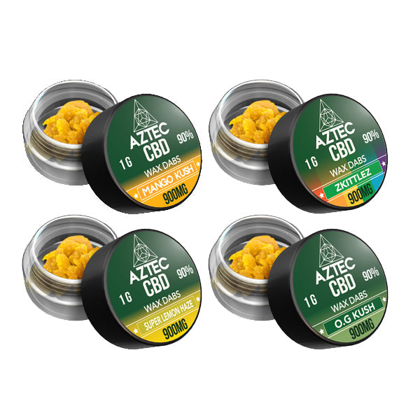 Aztec CBD 900mg Cera/Crumble de CBD - 1g