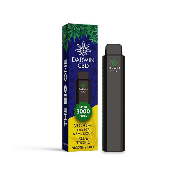 Darwin The Big One 2000mg CBD Disposable Vape Device 3000 Puffs - Shop Now At The CBD Hut 