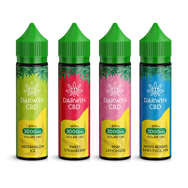 Darwin 3000mg CBD Isolate E-Liquid - 60ml