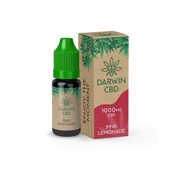 Darwin 1000mg CBD Isolate E-Liquid - 10ml - Shop Now At The CBD Hut 