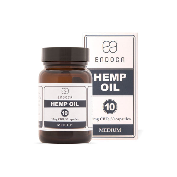 Endoca 300mg CBD Hemp Oil Capsules - 30 Soft Gels