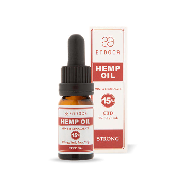 Endoca Mint & Chocolate 1500mg CBD Hemp Oil Drops - 10ml