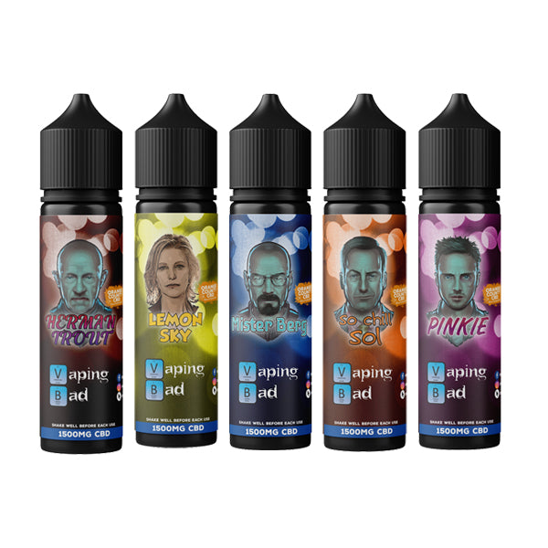 Vaping Bad by Orange County CBD 1500mg E-liquid - 50ml (60VG/40PG) - Shop Now At The CBD Hut 