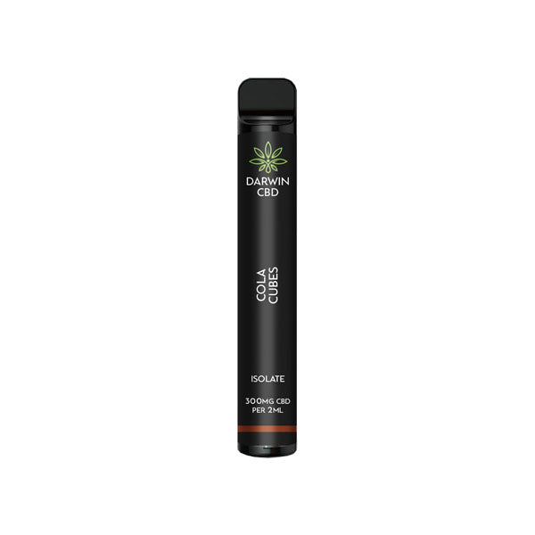 Darwin 300mg CBD Isolate Disposable Vape Device 600 Puffs - Shop Now At The CBD Hut 