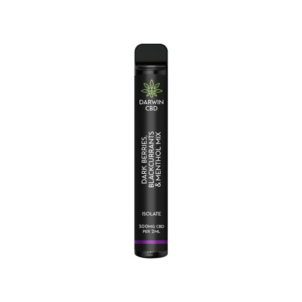 Darwin 300mg CBD Isolate Disposable Vape Device 600 Puffs - Shop Now At The CBD Hut 