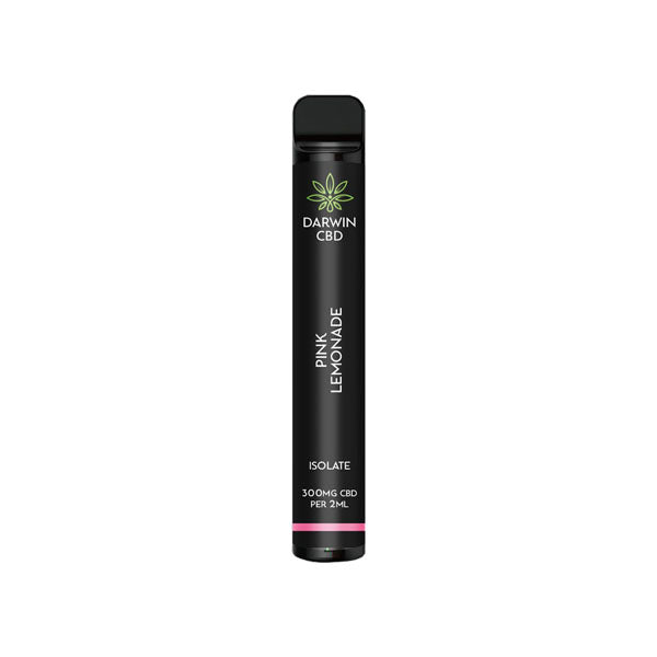 Darwin 300mg CBD Isolate Disposable Vape Device 600 Puffs - Shop Now At The CBD Hut 