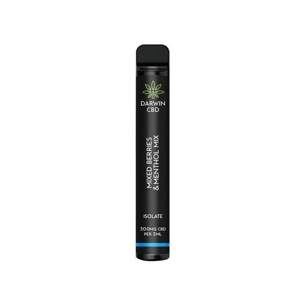 Darwin 300mg CBD Isolate Disposable Vape Device 600 Puffs - Shop Now At The CBD Hut 