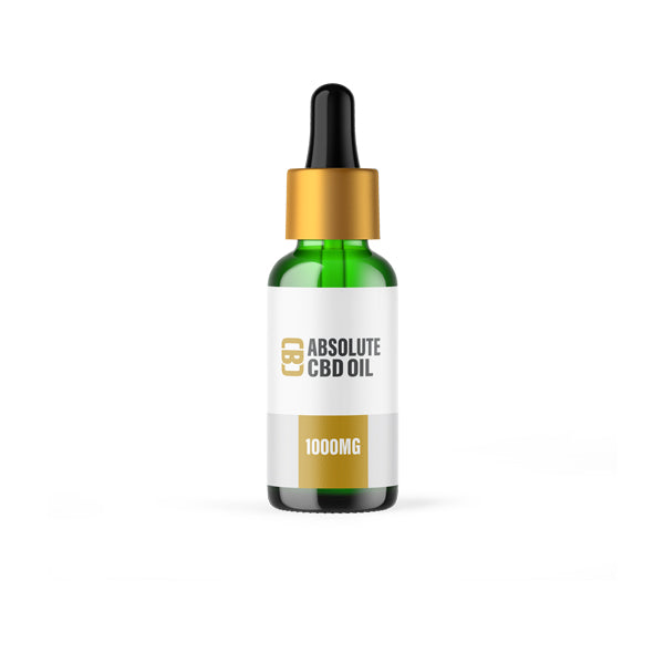 CBD Asylum 1000 mg Aceite absoluto de CBD 20 ml (COMPRAR 1 OBTENER 2 GRATIS)