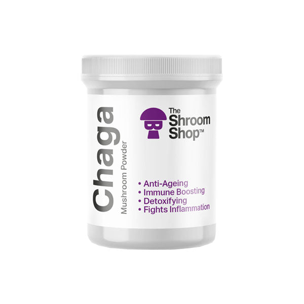 The Shroom Shop Champignon Chaga 90 000 mg en poudre