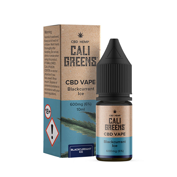 Cali Greens 600mg CBD Vape E-liquid - 10ml - Shop Now At The CBD Hut 